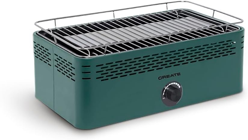 CREATE BBQ Compact — Barbecue a carbone portatile a basse emissioni